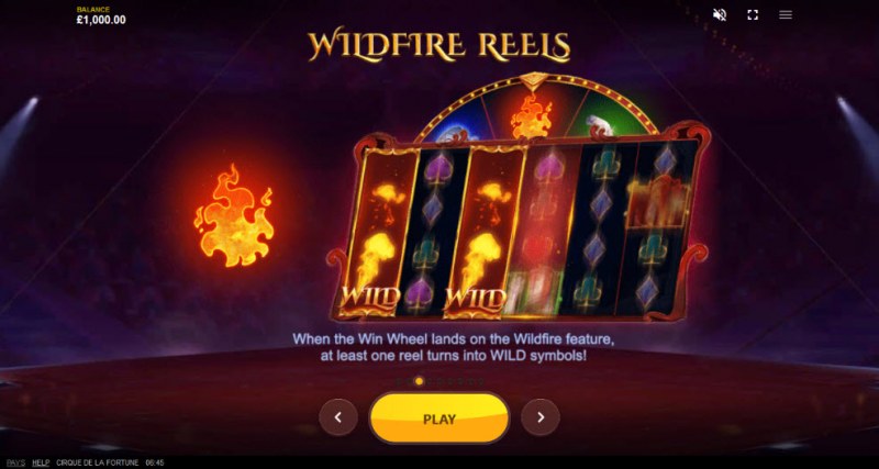 Cirque de la Fortune :: Wild Fire Rules