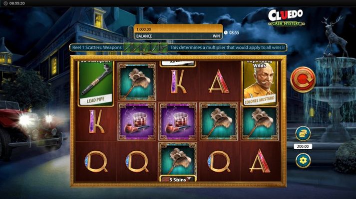 Cluedo Cash Mystery :: Main Game Board
