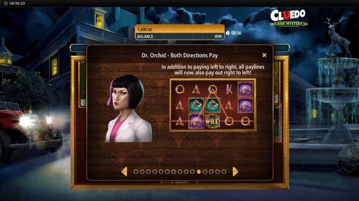 Cluedo Cash Mystery :: Dr. Orchid Both Directions Pay