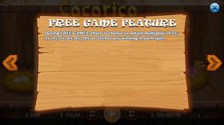 Cocorico :: Free Spins Rules