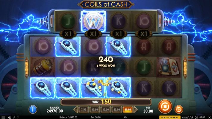 Coils of Cash :: Multiple winning combinations