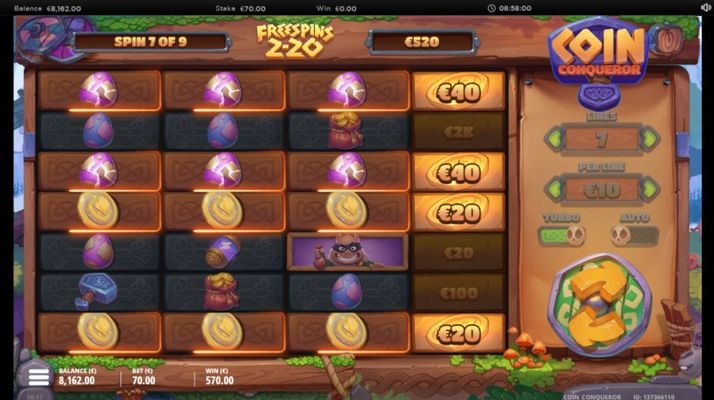 Coin Conquer :: Multiple winning paylines