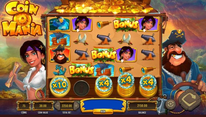 Scatter symbols triggers the free spins bonus feature