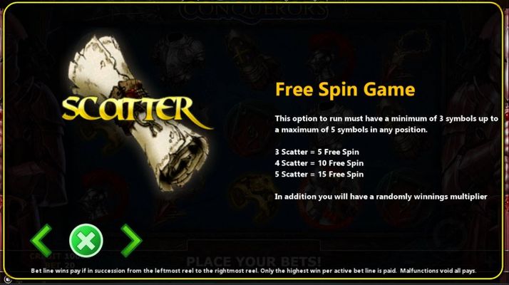 Free Spins Rules