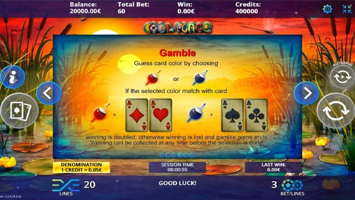 Cool Place :: Gamble feature