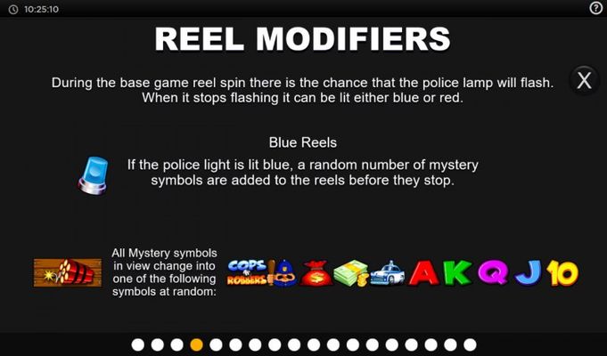 Cops N Robbers Megaways :: Reel Modifiers