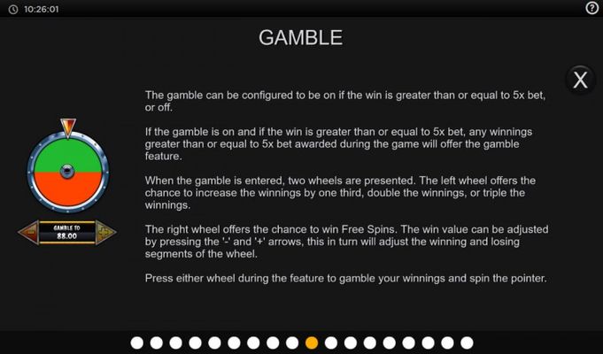 Gamble feature