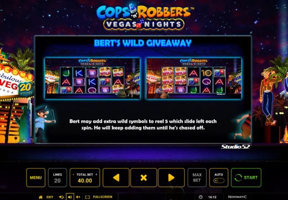 Cops & Robbers Vegas Nights :: Berts Wild Giveaway Feature