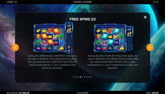 Free Spin Feature Rules