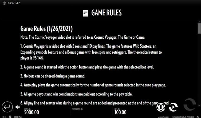 General Game Rules