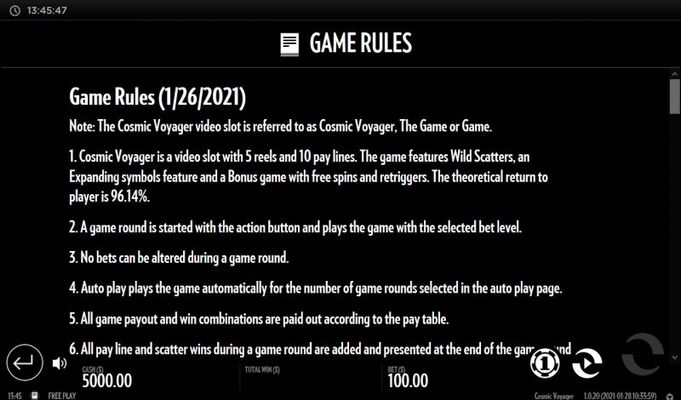 General Game Rules