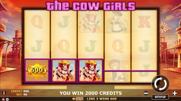 The Cow Girls :: Three of a kind win