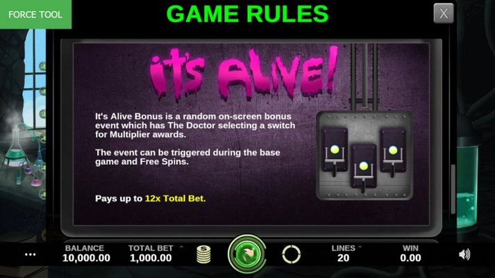 Crazy Lab :: Bonus Game Rules