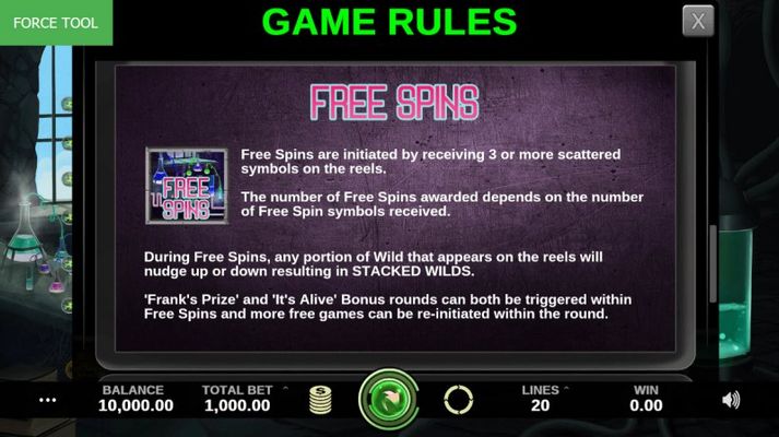 Free Spins Rules