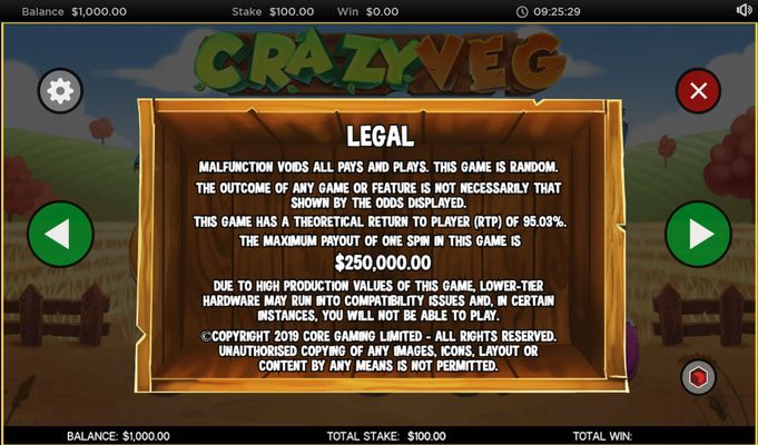 Crazy Veg :: General Game Rules