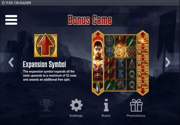 Crusader :: Bonus Game Rules