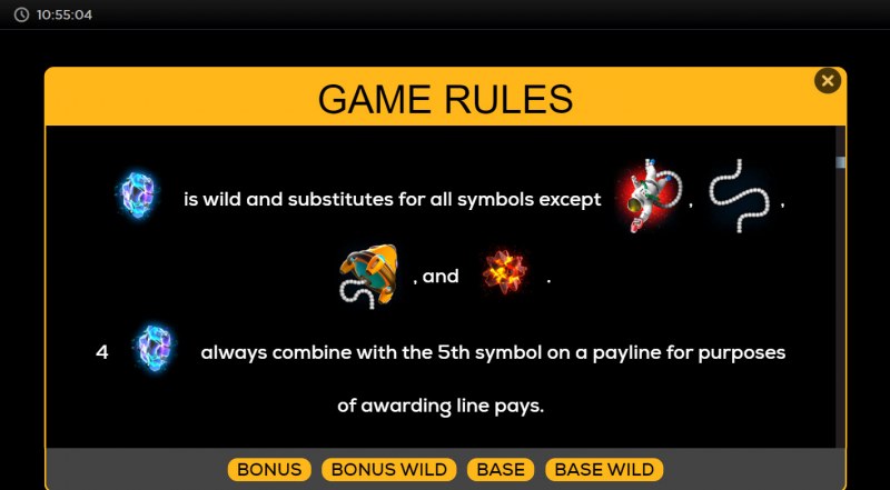 Crystal Chasers :: Wild Symbol Rules