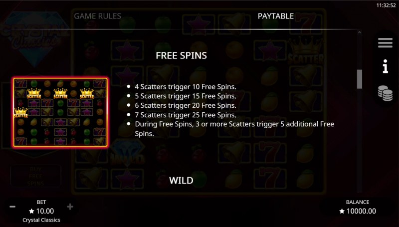 Free Spin Feature Rules