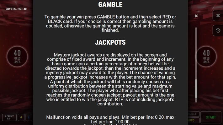 Jackpot Rules