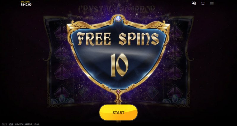 10 Free Spins Awarded