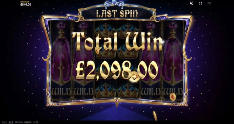 Crystal Mirror :: Total free spins payout