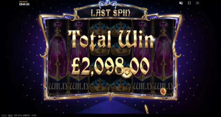 Total free spins payout