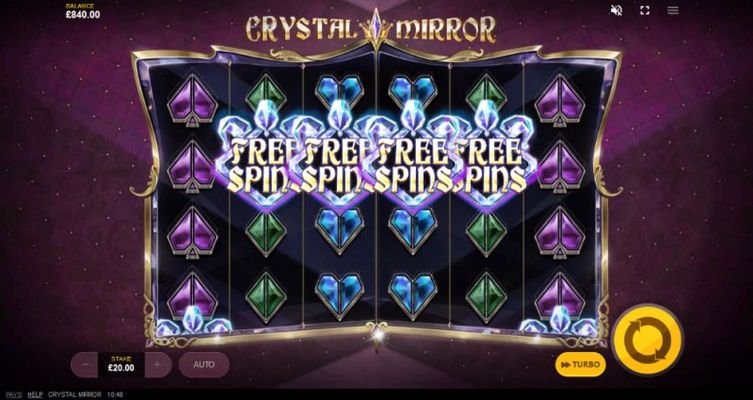 Scatter symbols triggers the free spins feature