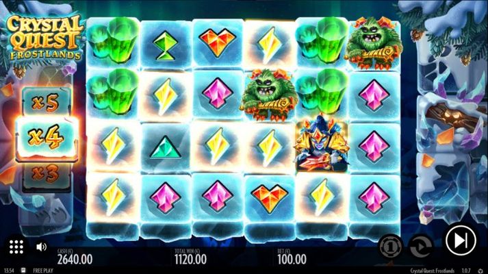 Crystal Quest Frostlands :: X6 win multiplier