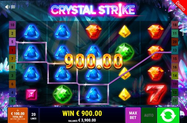 Crystal Strike :: Multiple winning paylines