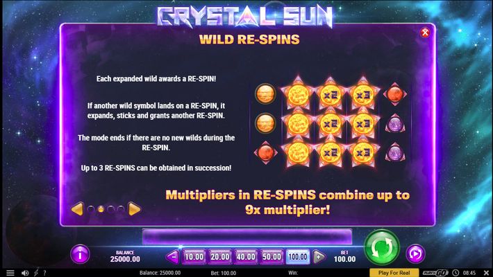 Crystal Sun :: Wild Re-Spins