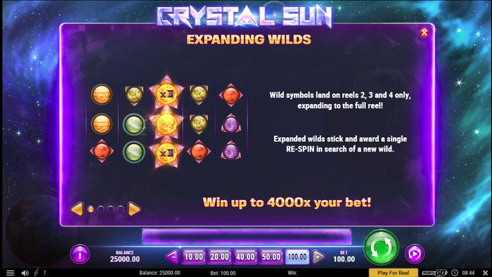 Crystal Sun :: Exanding Wilds