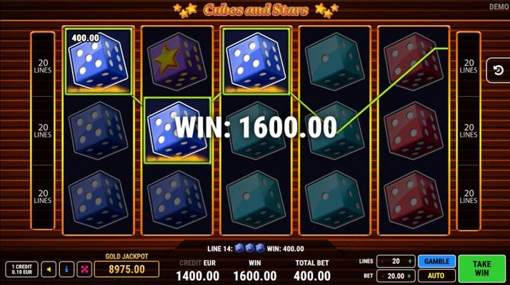 Multiple winning paylines