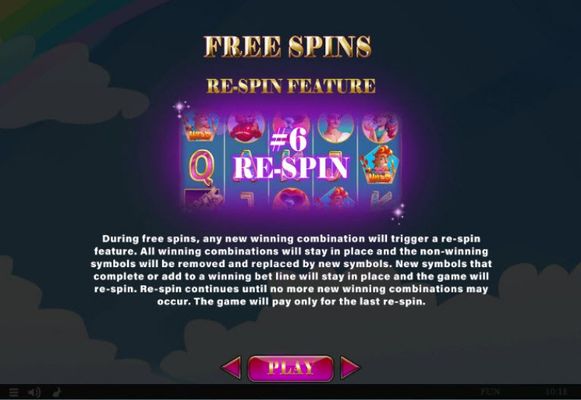 Cupids' Strike II :: Free Spins Rules