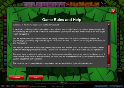 Game Rules and Help - Part 2