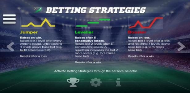 Betting Strategies - Choose the strategy that suits your style of play - Jumper, Leveller or Booster