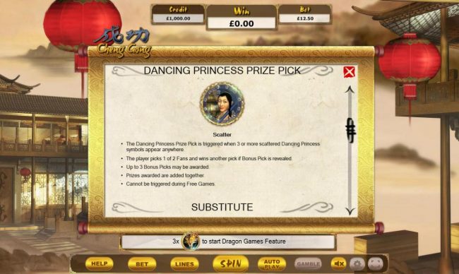 Dancing Princess Prize Pick Rules