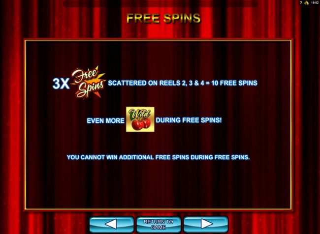 Free Spins Bonus Game Rules