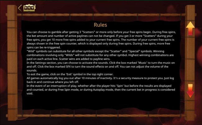 General Game Rules - Continued