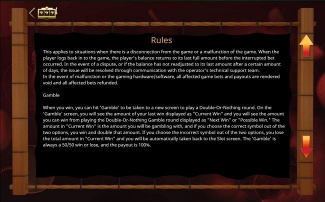 Gamble Feature Rules