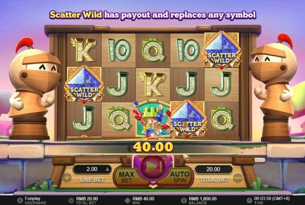 Scatter win triggers the free spins feature