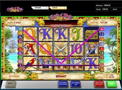 Chests of Plenty slot game 157 coin jackpot win