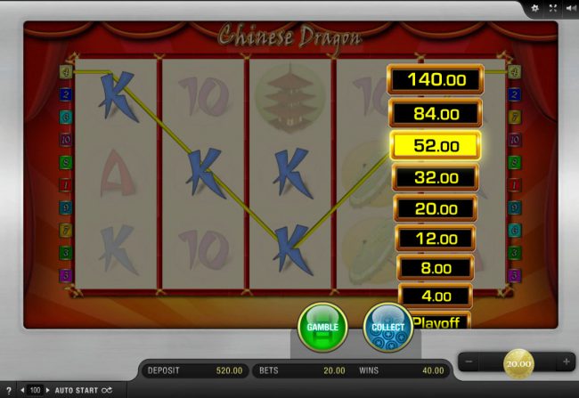 Ladder Gamble Feature Game Board