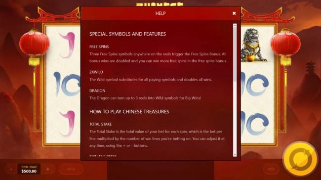 Special Symbols and Features Rules