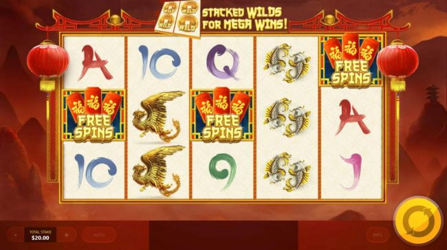 Free Spins scatter symbols triggers the bonus feature.