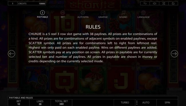 General Game Rules