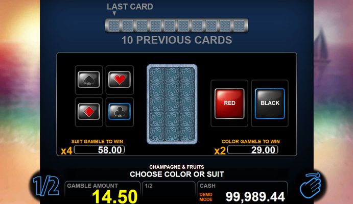 Gamble Feature Gameboard