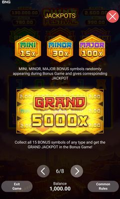 Jackpot Feature