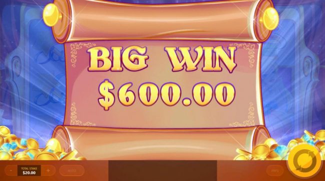 Clock Strike feature triggers a 600.00 Big Win!