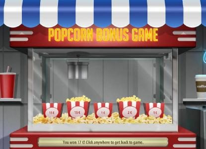 popcorn bonus game pays out $17 payout