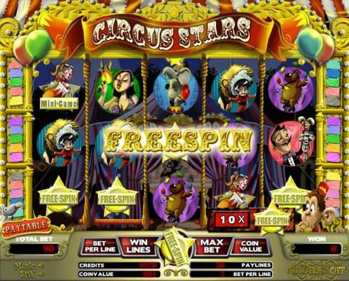 Lanidn three or more free spin symbols on an active payline triggers the free spins feature.